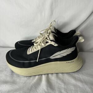 Veloci Running Men's Running Shoes The Ascent Size 9 (Women’s 10.5) Black/Cream